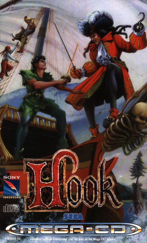 Hook (Europe) Sega CD Game Cover